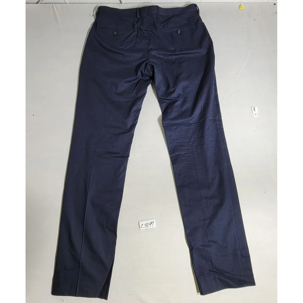 J.Crew Ludlow Slim Fit Navy Blue Dress Pants Trousers 32x34 Mens